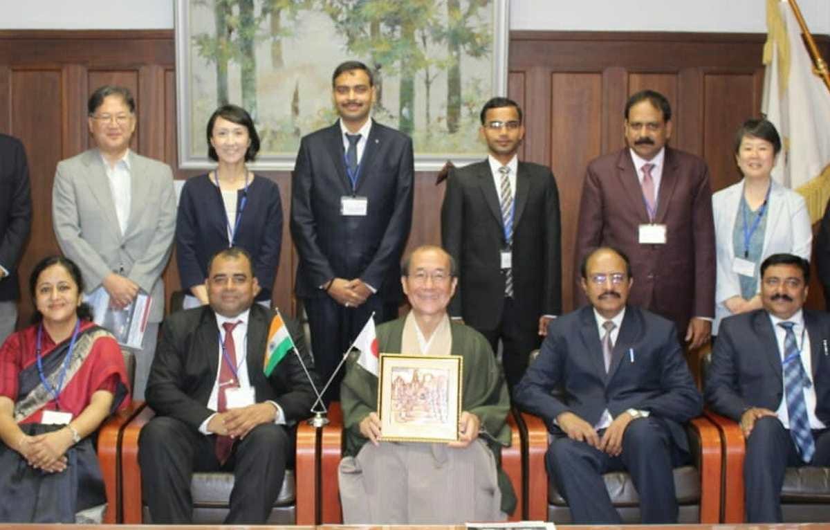 Varanasi officers training for disaster management in japan