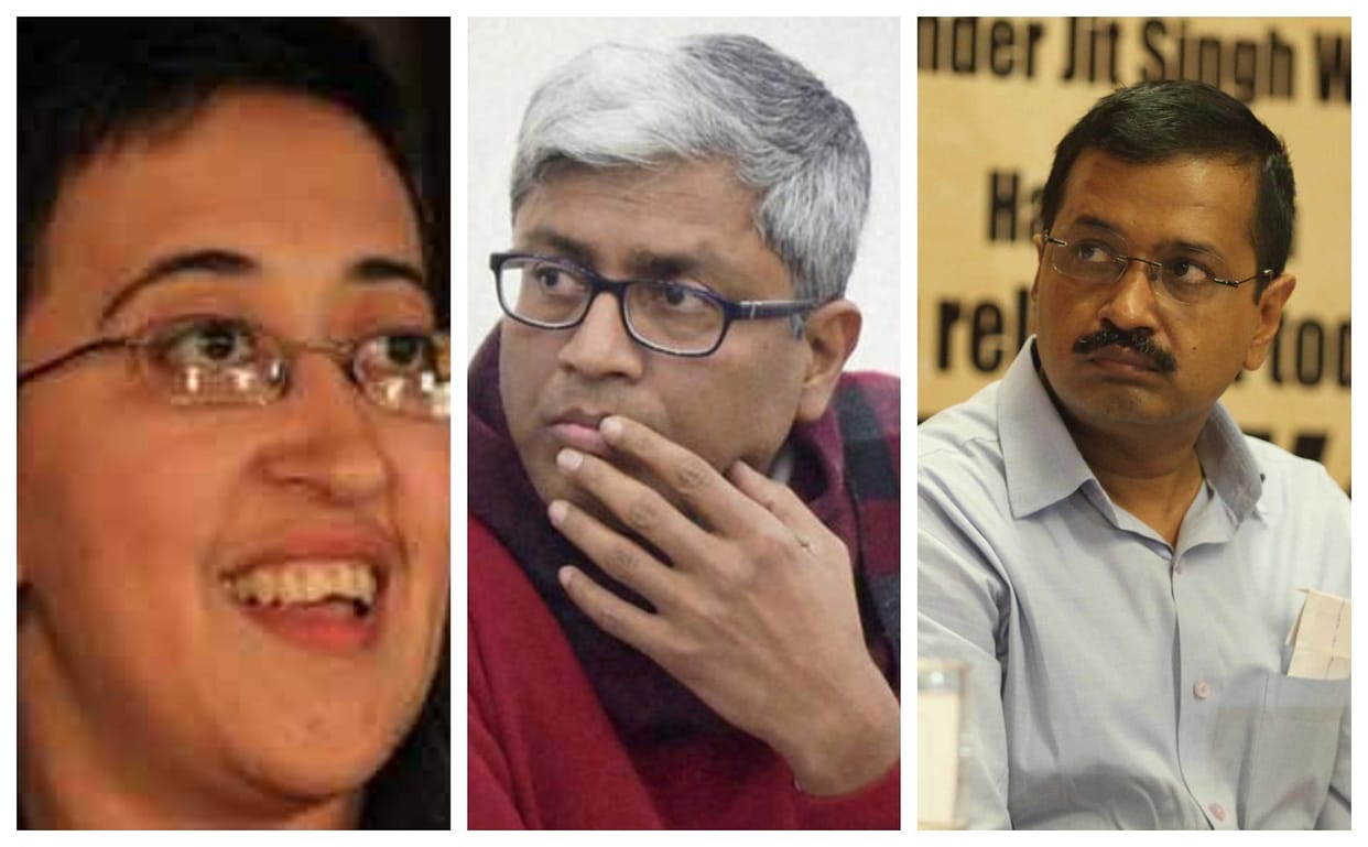 aap is playing politics of caste Atishi Marlena removed her surname