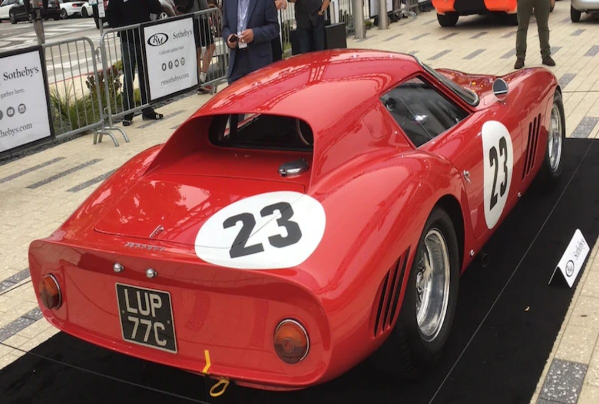 Most expensive auction of a furlough car in the world