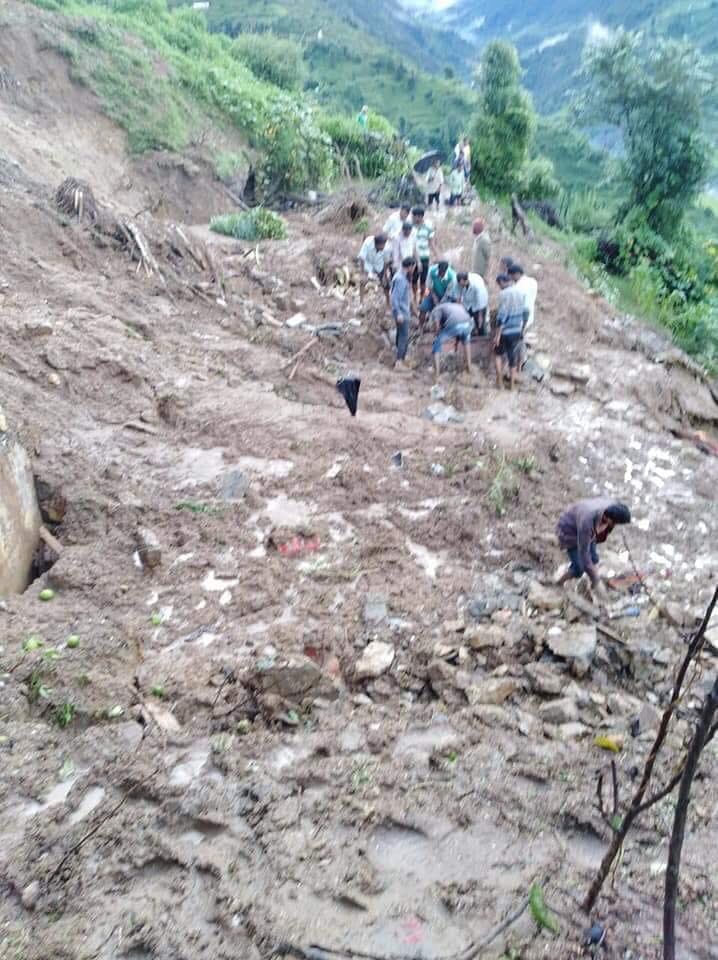 cloudburst in tehri ghansali only small baby found alive