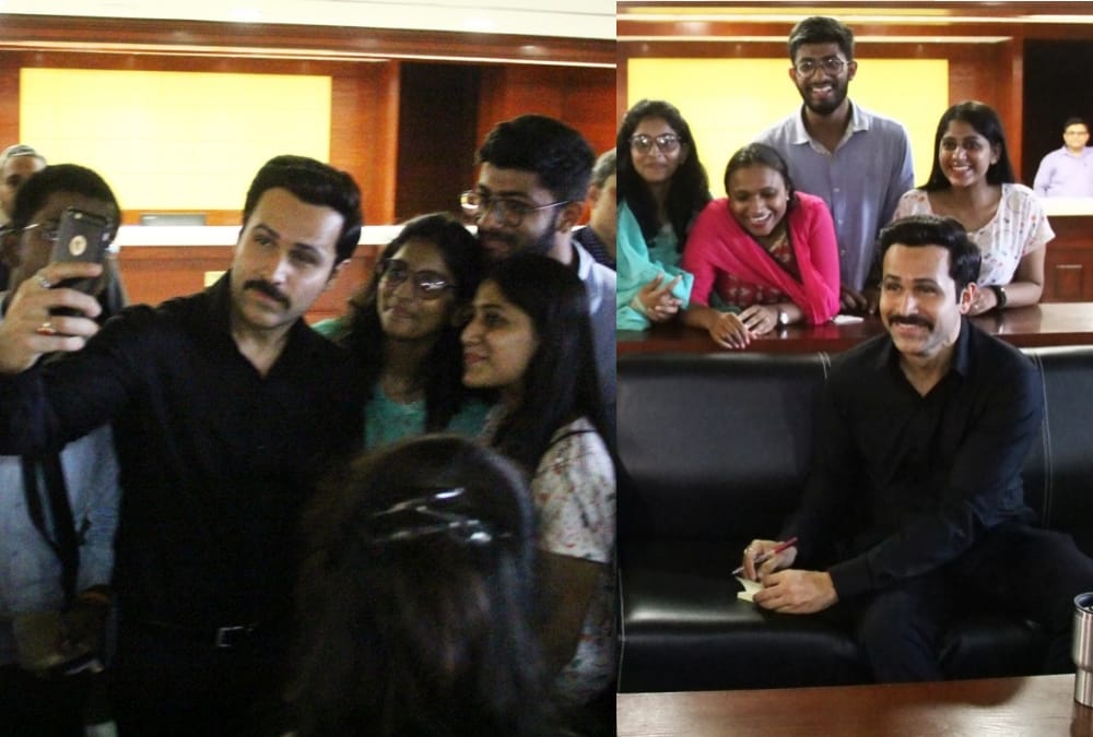 film actor emraan hashmi reached lucknow for shooting