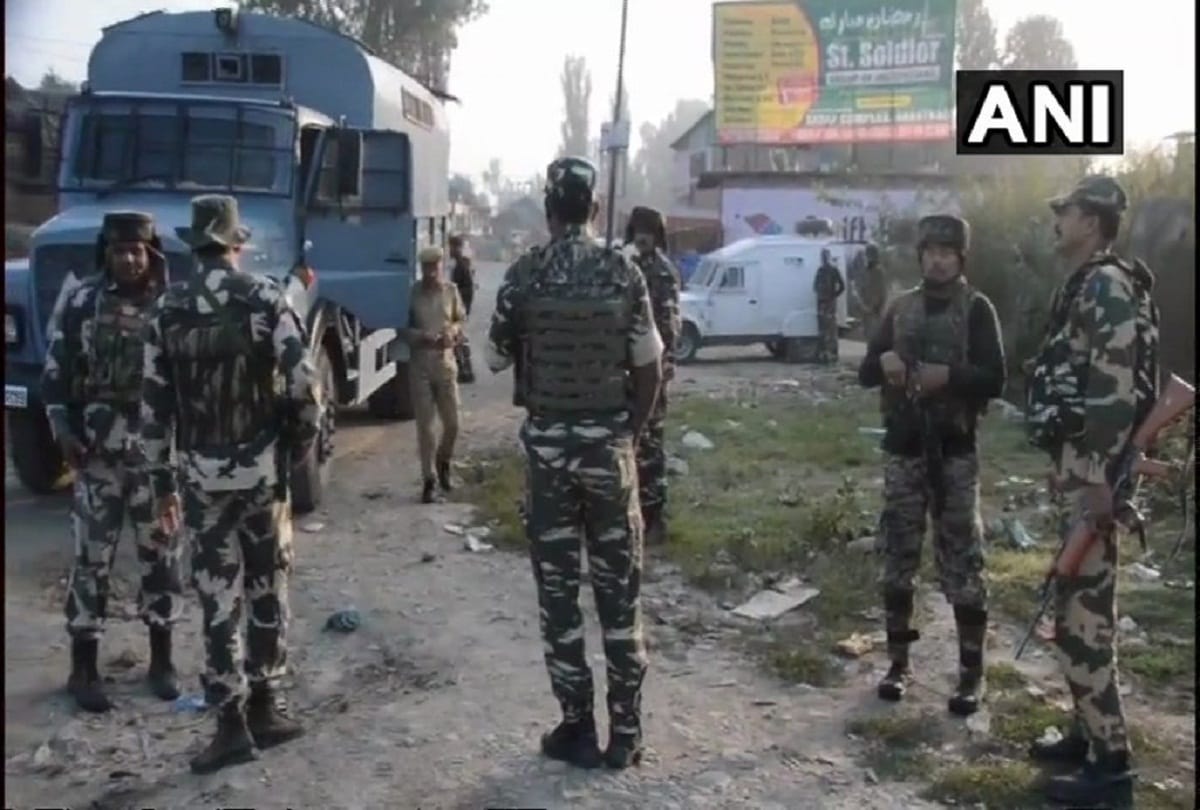 Jammu And Kashmir- encounter in Anantnag Munward, 1-2 terrorists are trapped