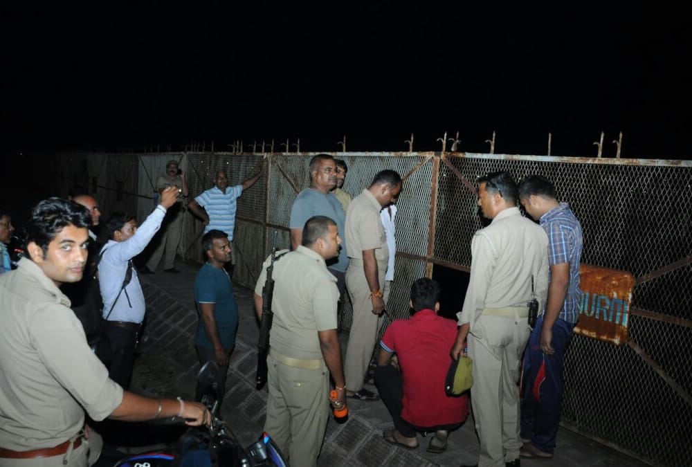 two boys jumped in kathauta lake in lucknow.