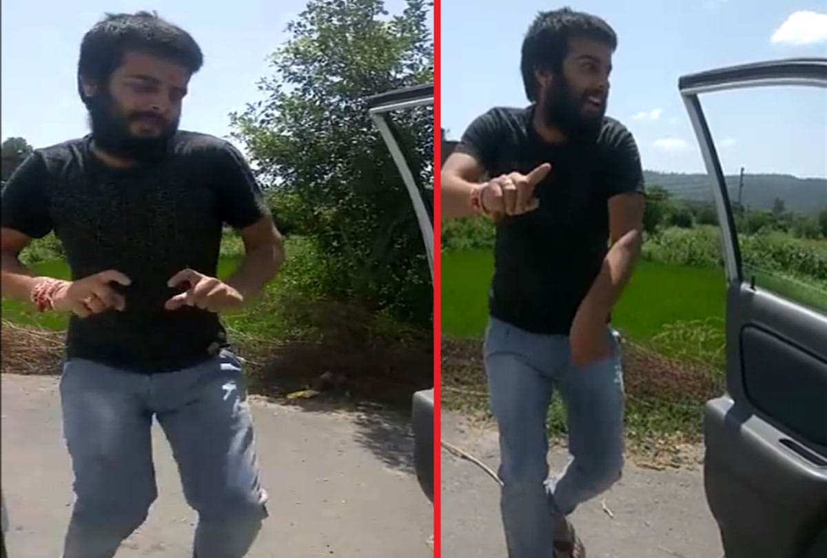 police took two youth in custody doing kiki dance challenge in rajouri jammu kashmir