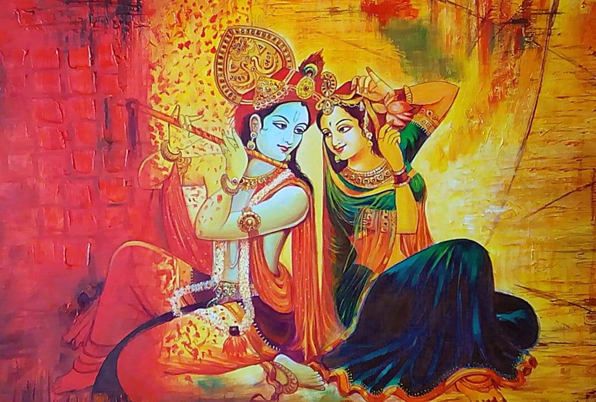 krishna janmashtami date and govardhan radha krishna