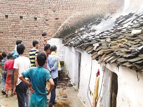 Woman kerosene put herself blew, death