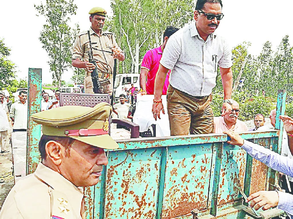 Flood situation in the Khadar region, affecting life
