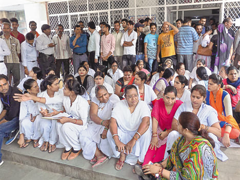 Lohia Hospital stays all day after fire in farrukhabad