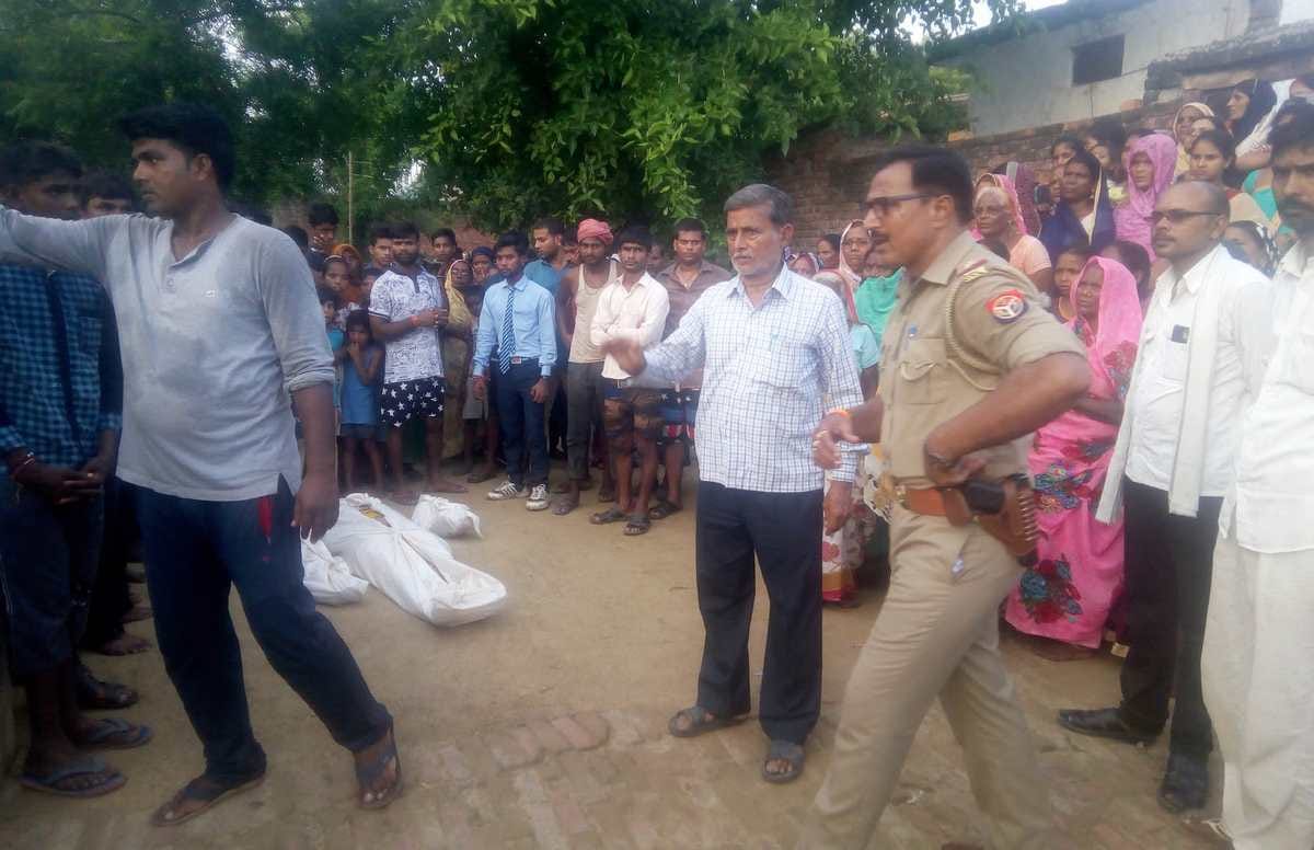 Man jumped in river after kill wife and duaghters