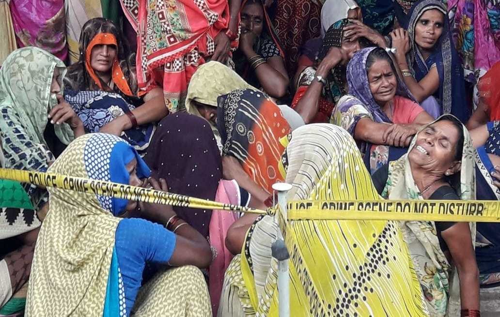 Son and father murder by bomb blast in varanasi