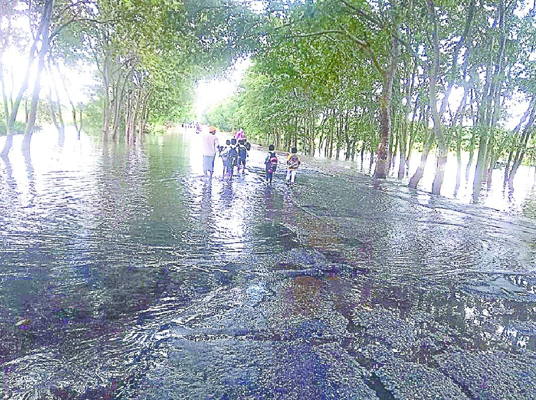 Bolt flow in Solani river