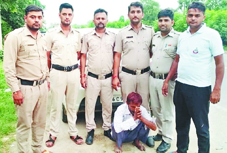 जेल से भागा कैदी मुरादाबाद में पकड़ा