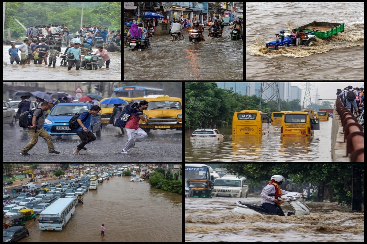 Photos of Jhajjam rain in four states, the weather is pleasant