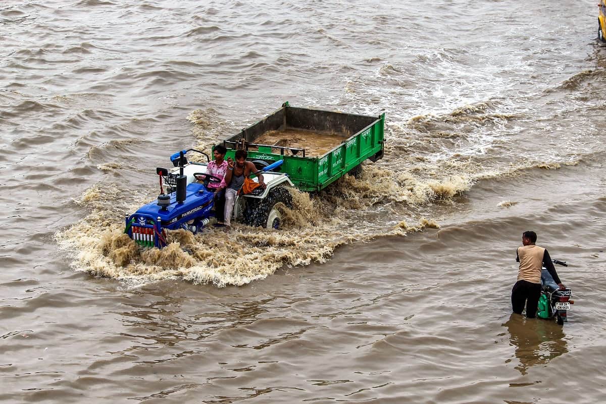 Photos of Jhajjam rain in four states, the weather is pleasant