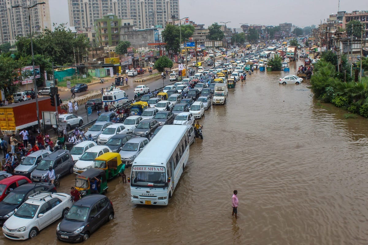 Photos of Jhajjam rain in four states, the weather is pleasant