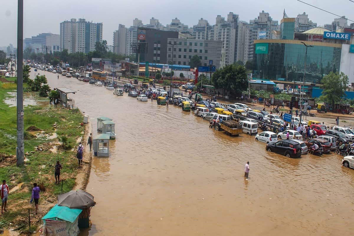 Photos of Jhajjam rain in four states, the weather is pleasant