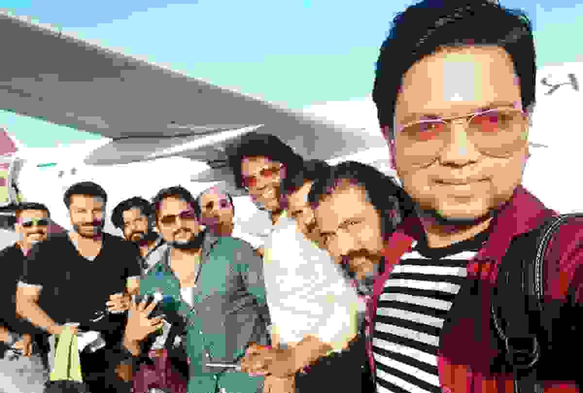 artists of lucknow busy in shooting tamil movie with rajinikanth