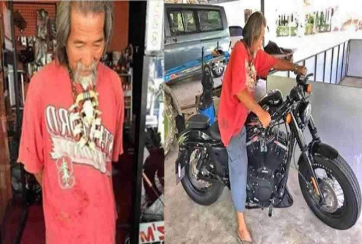 people think that he was a begger but he bought a most expensive thing