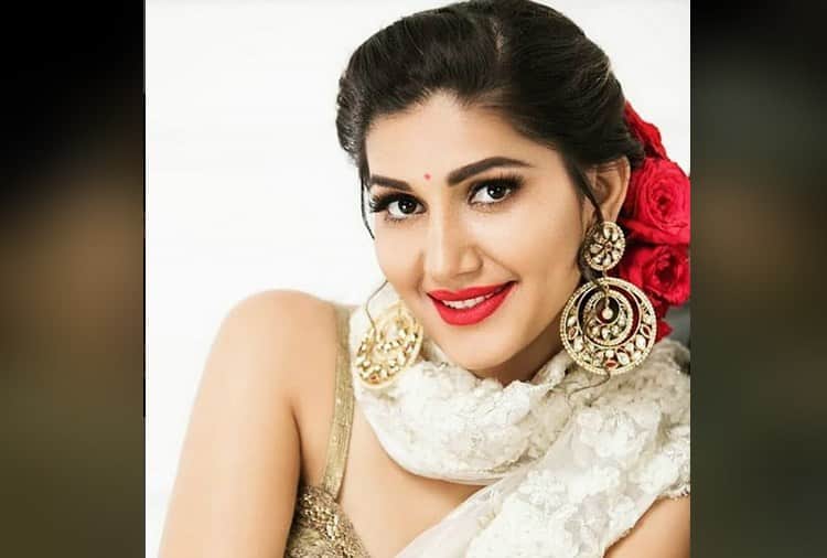 Chandigarh, Sapna Choudhary Photos in White Saree Viral on Social Media