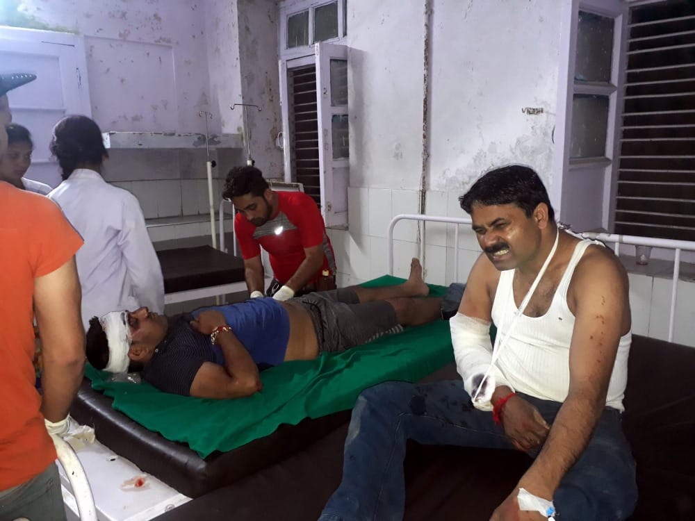 Varunavat mount heavy boulder dropped into residential colony