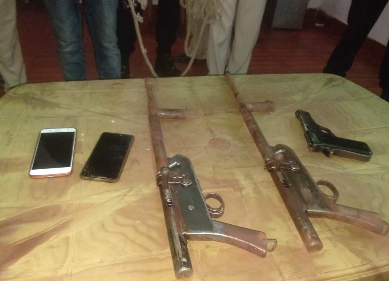 illegal weapon caught from RJD MLA at bihar