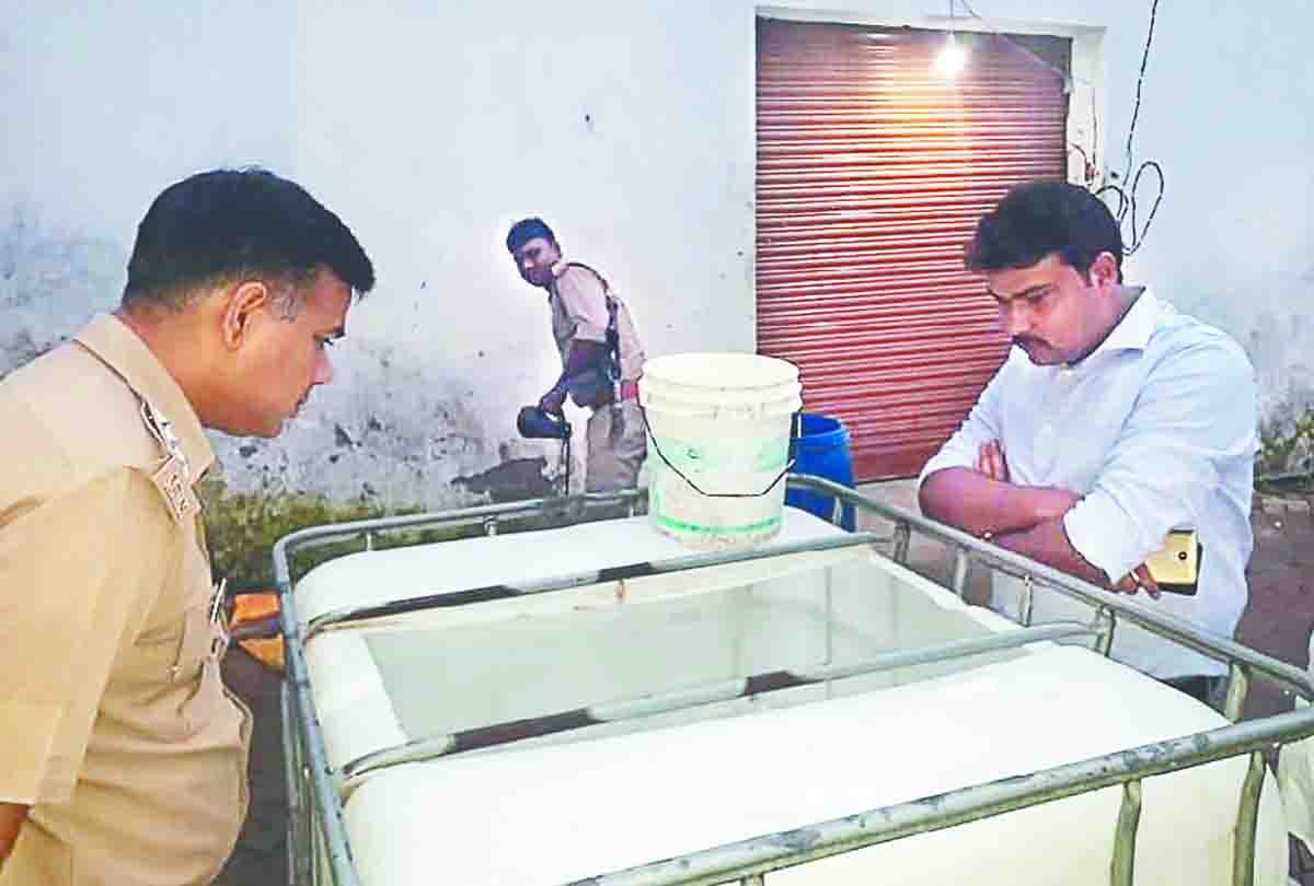 raid in BJP leader's warehouse