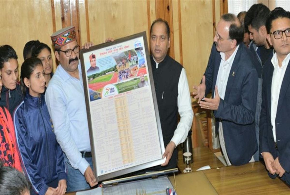 cm jairam thakur released sports calendar in himachal assembly