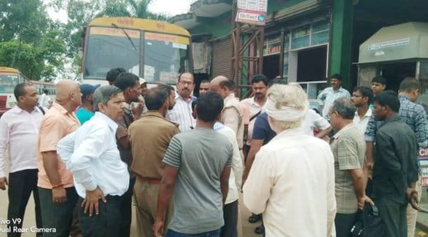 Private buses run on roadways;