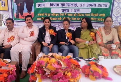 warm welcome of Priyanka and Ritu negi in Shillai sirmour