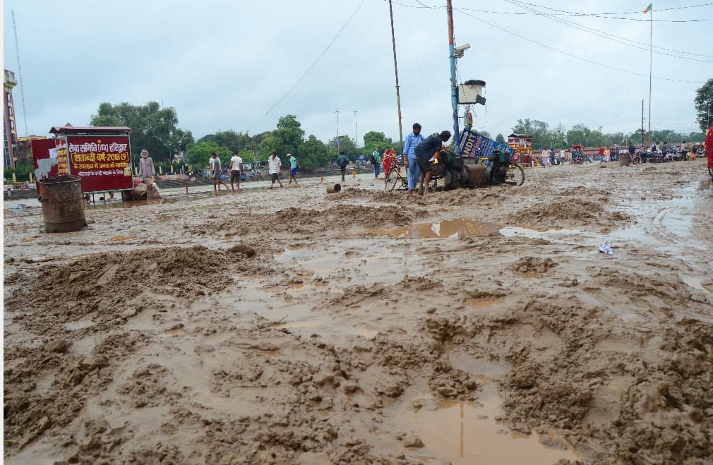 Haridwar city and villages is in danger due to landslide and rain