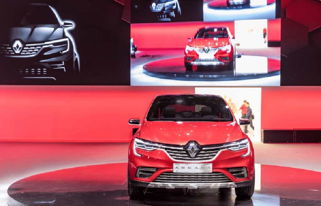renault arkana suv  revealed