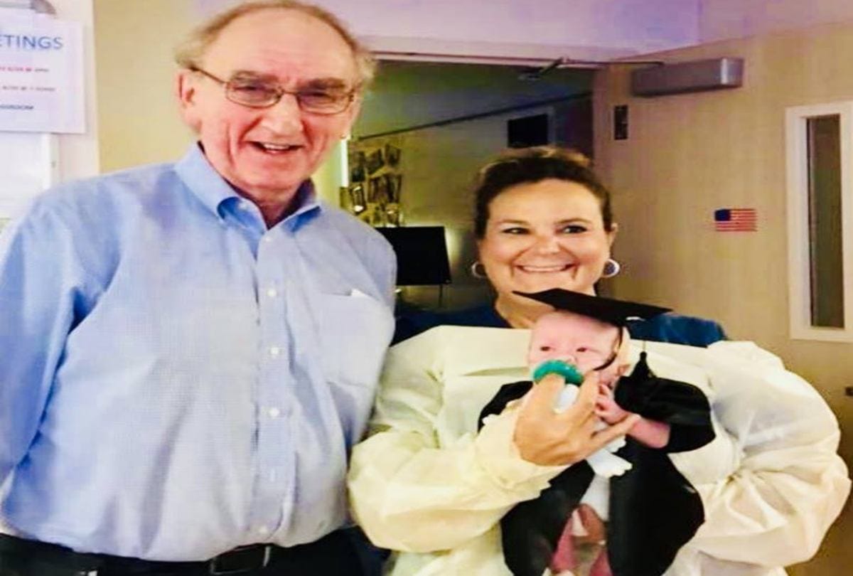 Eight Month Old Baby Graduates As He Discharged From ICU In USA