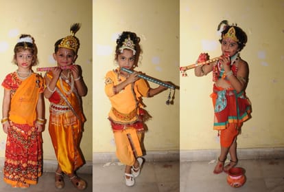 ghar-ghar kanha program of amar ujala in lucknow