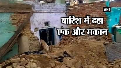 HOUSE COLLAPSES IN GREATER NOIDA HEAVY RAIN 1 WOMAN DEAD