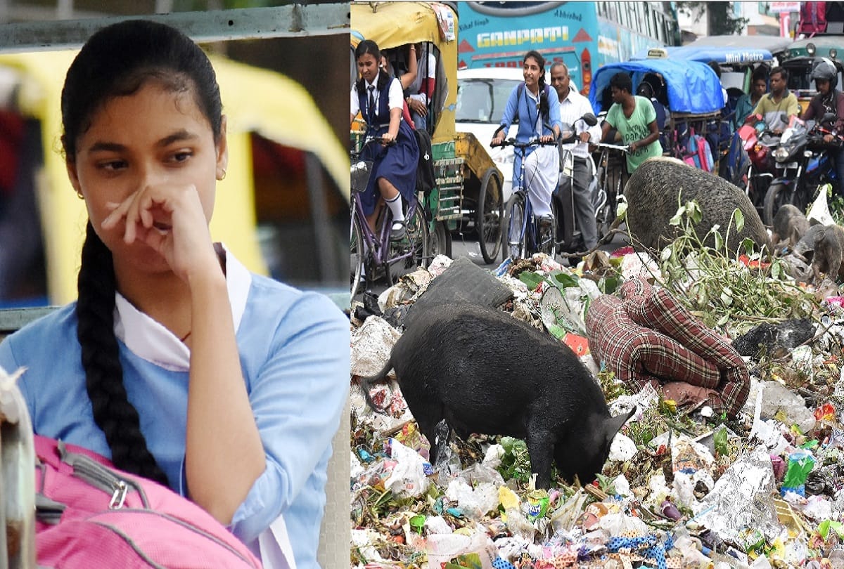 Dirt on every side of UP's Meerut city, and see photos