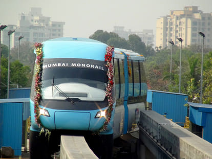 monorail operative again in mumbai, got started first time in 2014 in country