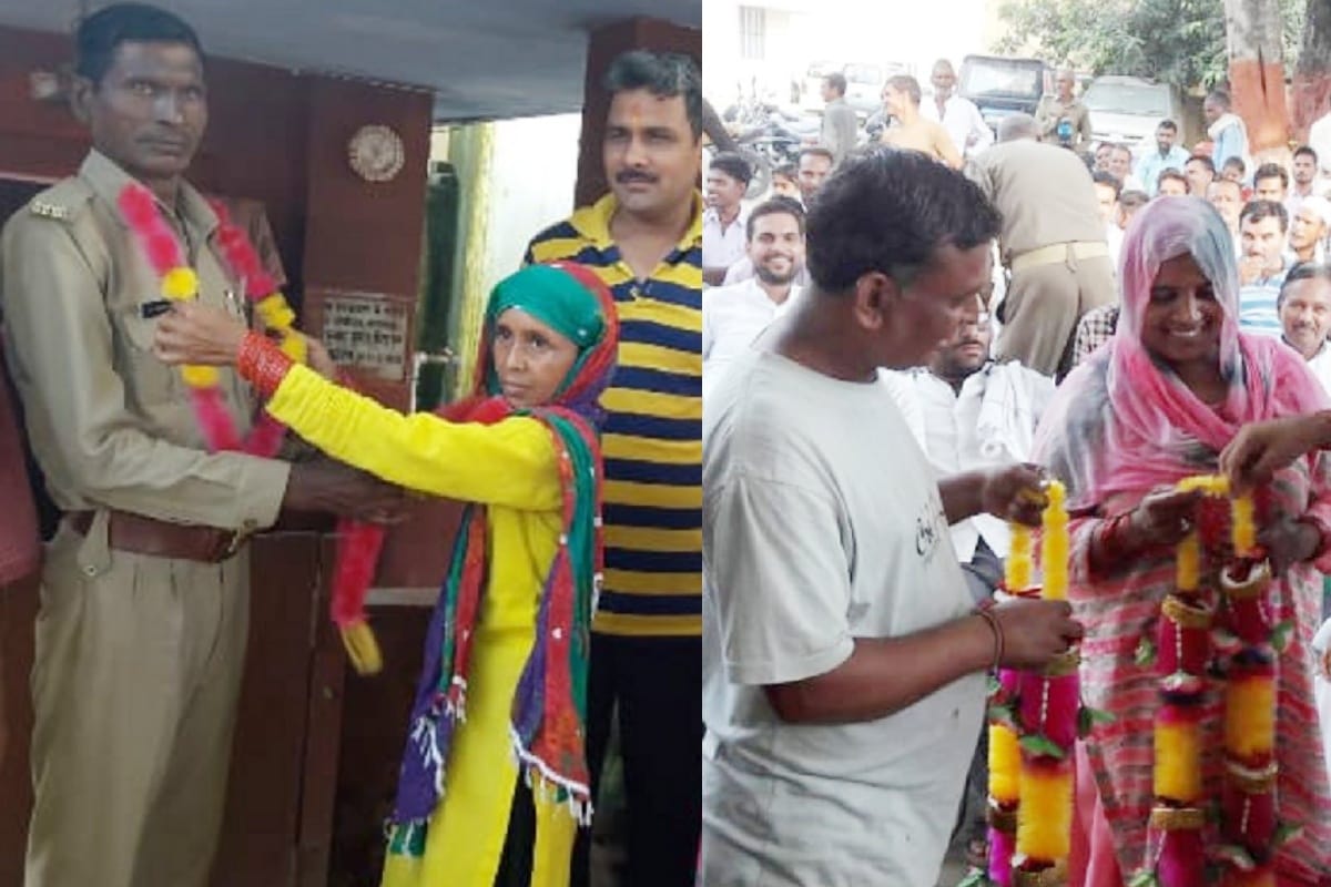 Mujaffarnagar: woman married to homegaurd in police station makes a difficult for inspector
