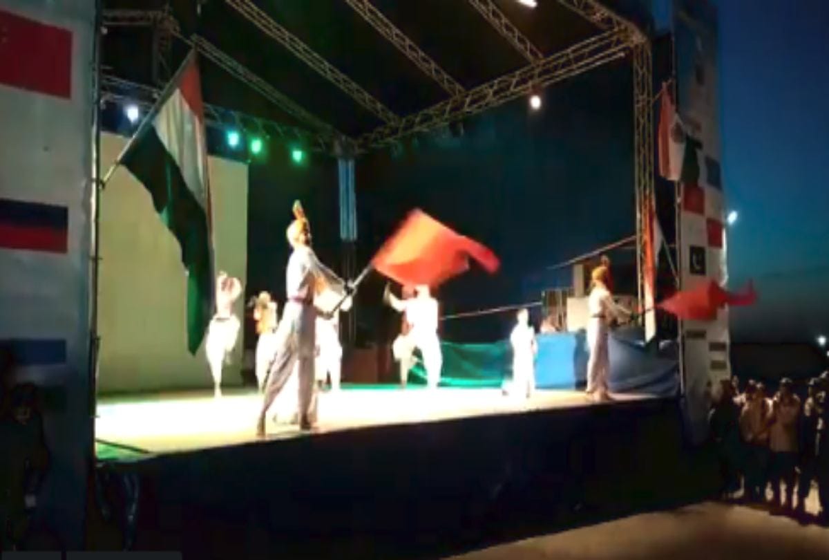 Shanghai Cooperation Organisation SCO India and Pakistan Army Jawans Dance together in Russia