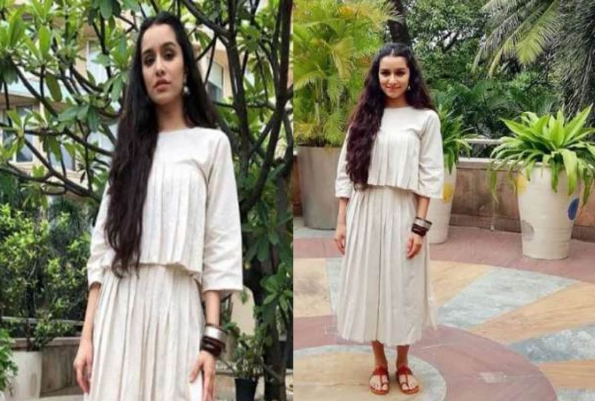 Stri shraddha kapoor looking beautiful during promotion