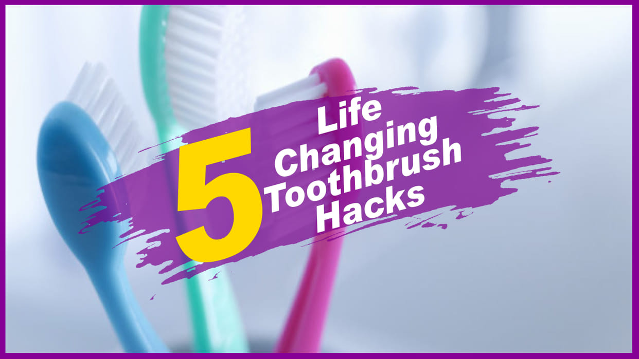 life changing beauty hacks using a toothbrush