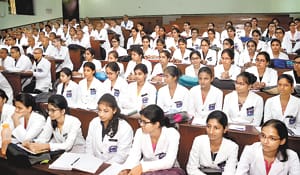 Not satisfied with response to medical college administration