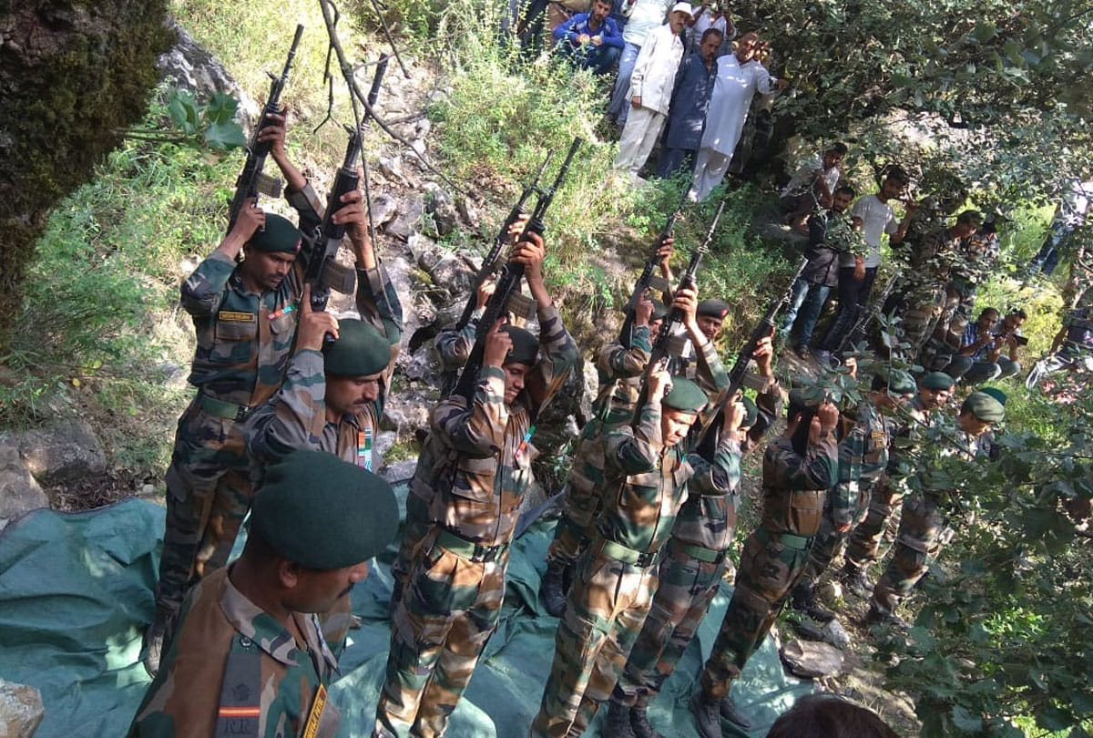 COMMANDO OF INDIAN ARMY MARTYRED IN FOREST OF BANDIPURA JAMMU KASHMIR