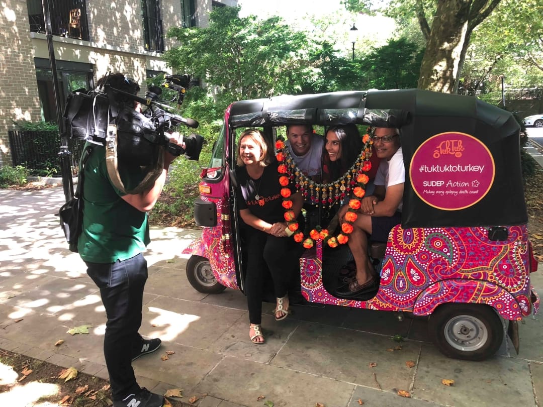British Indian Family will start Tuk Tuk to Turkey ride for Epilepsy awareness