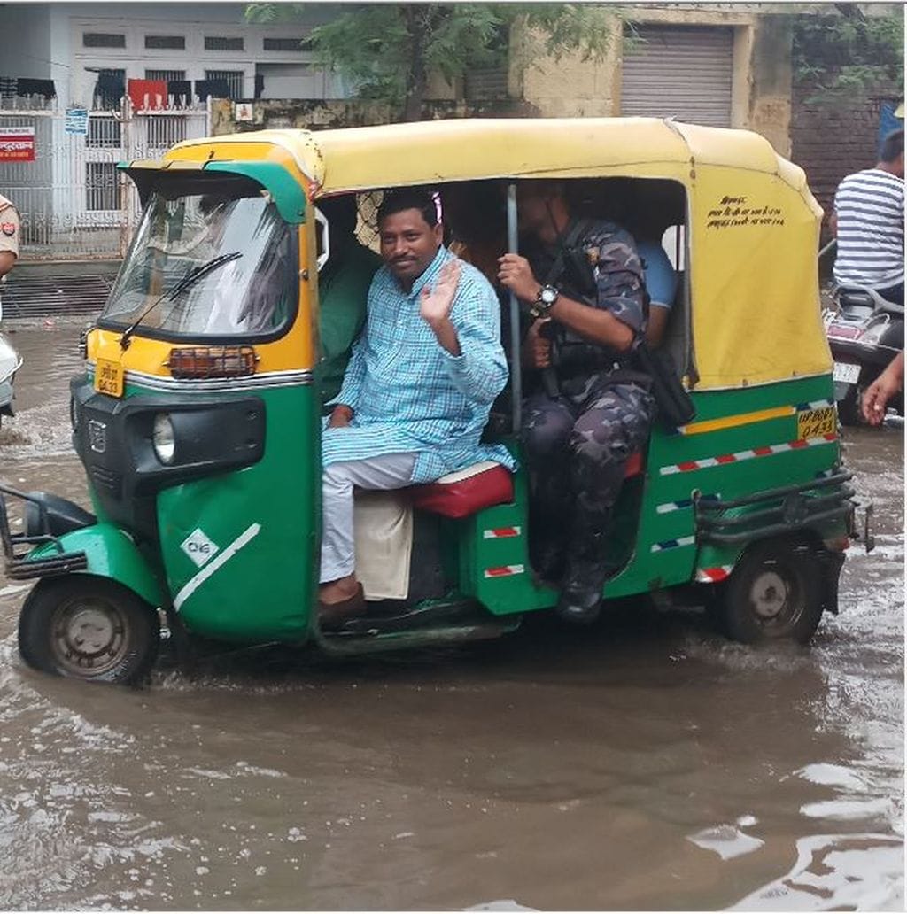 Agra parliament member broke traffic rules