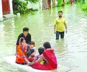 Rains hampers normal life