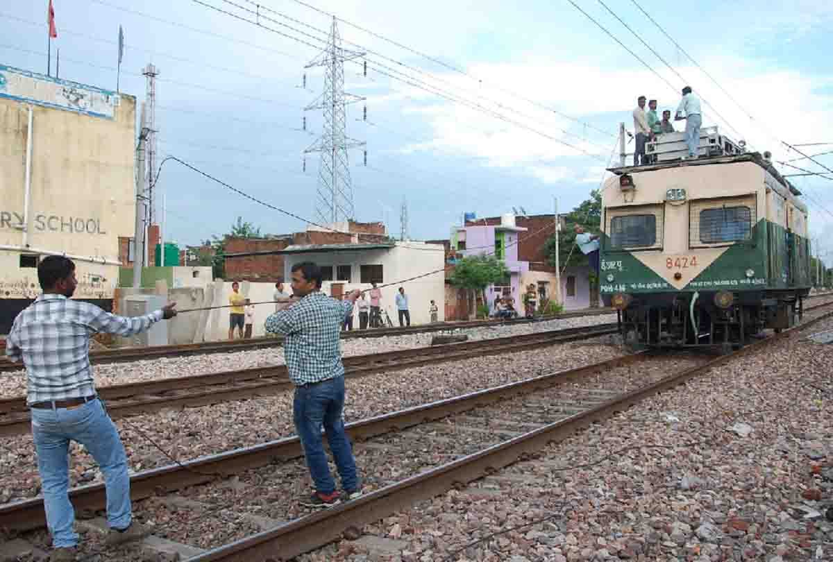 Repeated OHE line Broken