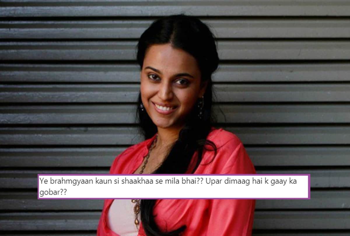 Swara bhaskar trolled for comment on bjp government