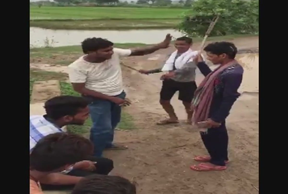Man thrashed and forced to lick spit from ground whose video is going viral