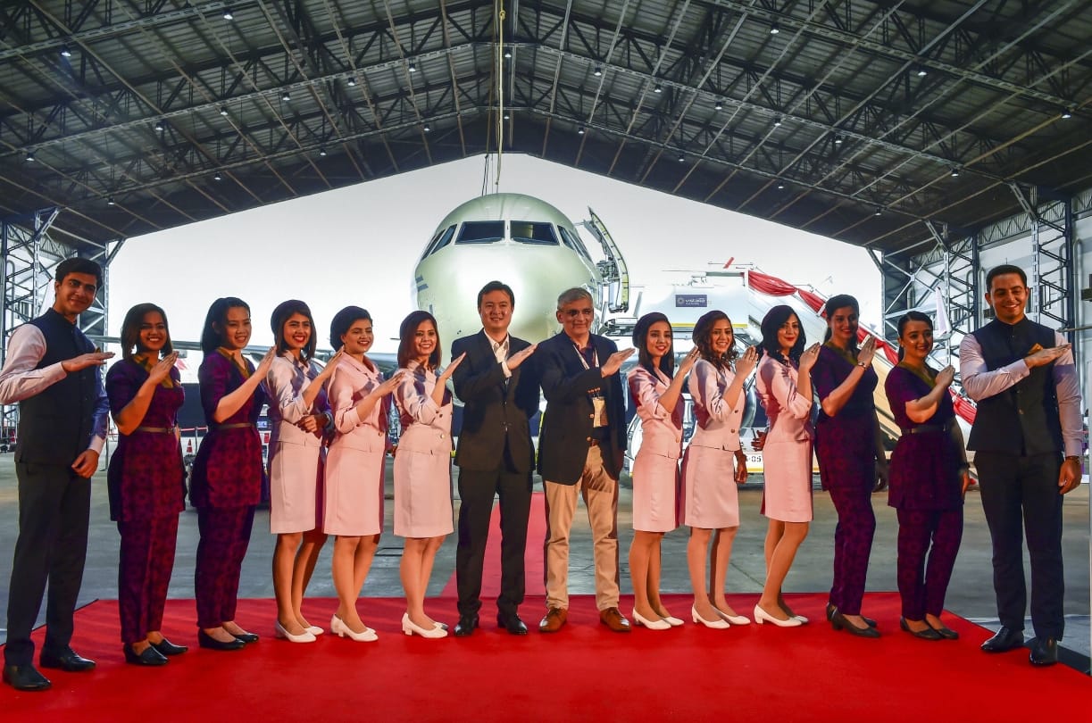 Vistara has decided to go retro and colour one of its plane to mark 150th anniversary of Tata Group