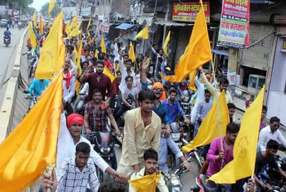 Krishna Vahini took out a bike rally